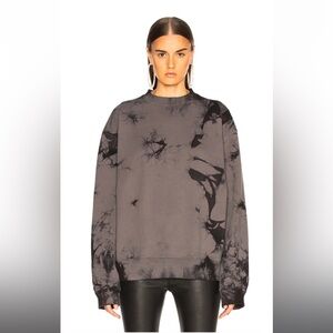 HELMUT LANG Tie-Dye Logo Sweatshirt